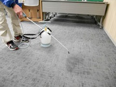 カ－ペット洗浄の流れ