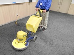 カ－ペット洗浄の流れ