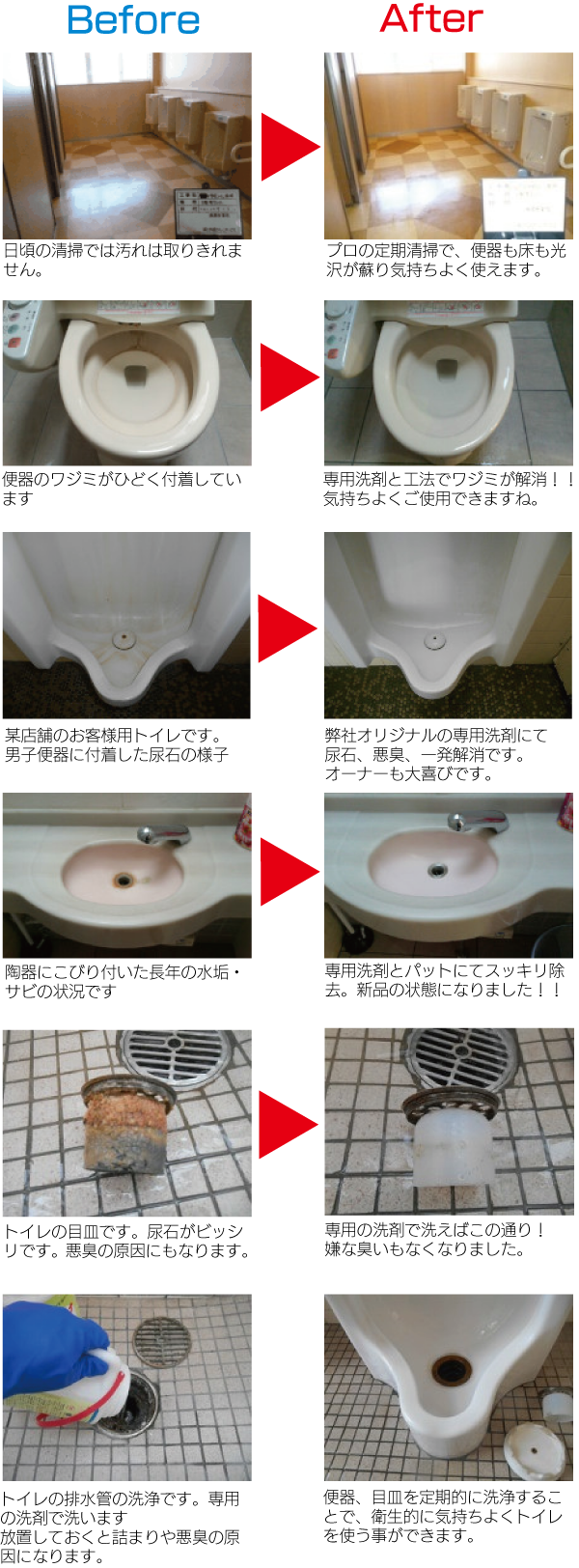 トイレ清掃