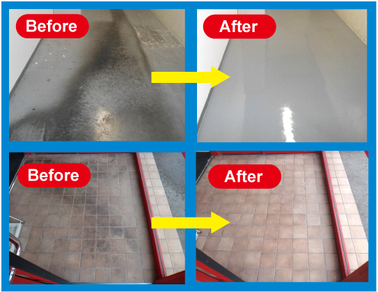 タイル・床清掃