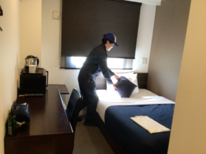 ホテルの清掃